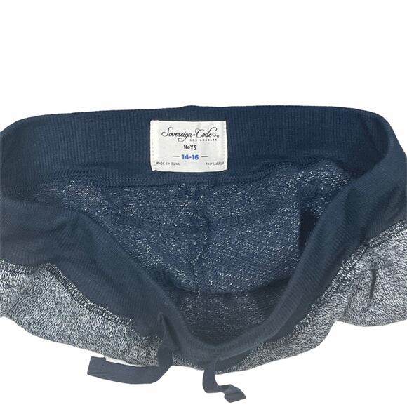 Sovereign Code Milen French Terry Shorts Navy 14 - Picture 7 of 8